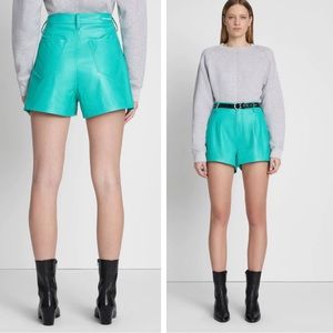 7 For All Mankind High Waist Teal Shorts